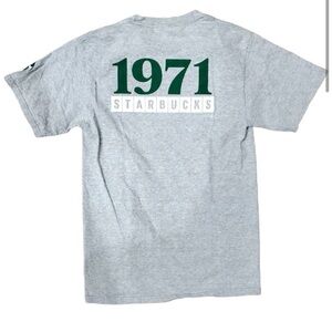 Starbucks 50th anniversary gray T-shirt small RARE unisex